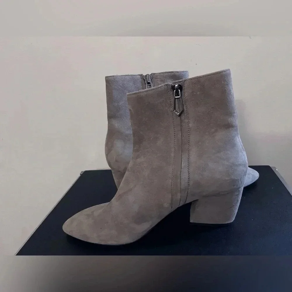 Botkier pointed toe suede booties casual heels fall